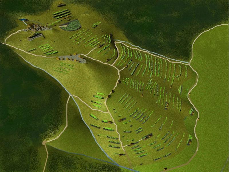 fotoPlano en 3D de la ciudad maya descubierta. La ciudadela tiene unos 1.100 a�os de antig�edad y se cree que los mayas la construyeron al huir de las guerras, erupciones volc�nicas, sequ�as y hambrunas que azotaban Centroam�rica.