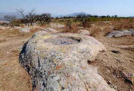 Algunas piedras del cerro de Las �guilas tienen signos de haber sido intervenidas por el hombre