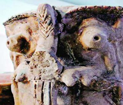 Hallazgo Vasijas y osamenta prehisp�nicas encontradas. Foto EDH / Omar Carbonero 