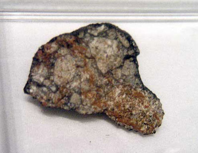 Fragmento del meteorito ca�do en La Mancha Espa�a