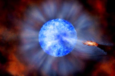 Agujero negro gigante M33 X- en la Galaxia del Tri�ngulo