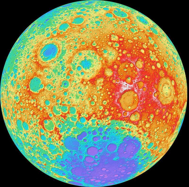 La NASA presenta el mapa topogr�fico de mayor resoluci�n de la Luna