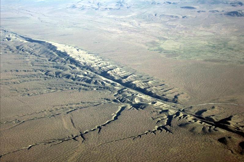 Falla de San Andres en California