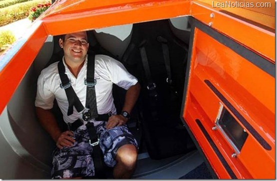 El Tsunami Survival Pod cuenta con un depósito de oxígeno que ofrece suministro suficiente para que cuatro personas en estado de pánico.