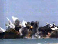 Detonaci�n y hundimiento Jolly Rubino