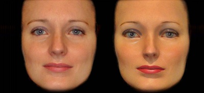 Los voluntarios miraron cada imagen y decidieron cu�l era la de humano y cu�l la de mu�eco