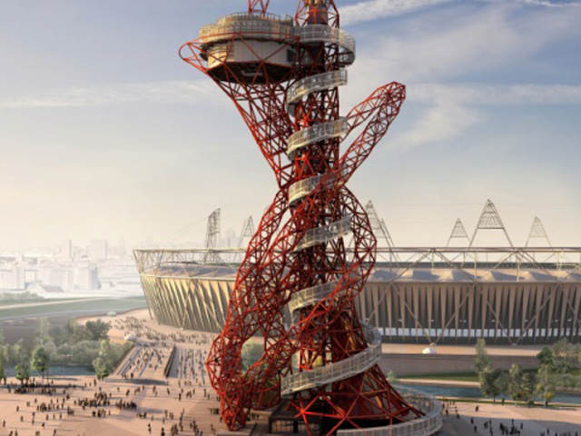 Torre ArcelorMittal Orbit. La estructura est� pensada para albergar a unos 4.000 visitantes diarios durante los JJOO