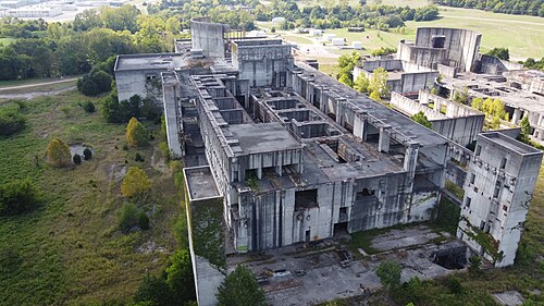 Ruinas de la planta Hartsville sección A. Foto: Wikipedia