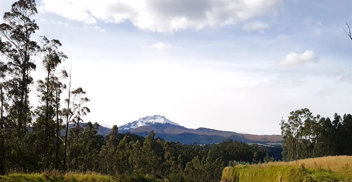 Sincholagua en los Andes de Ecuador. El aire de altura podría ayudar en Parkinson
