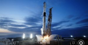 Misión 124 del Falcon 9 de SpaceX. Imagen: Space.com