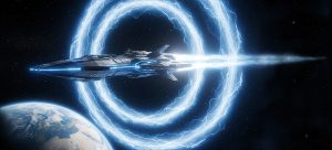 La propulsión espacial es uno de los objetivos de la investigación sobre electromagnetismo. Imagen: IA / prompt: Danny Ayala Hinojosa