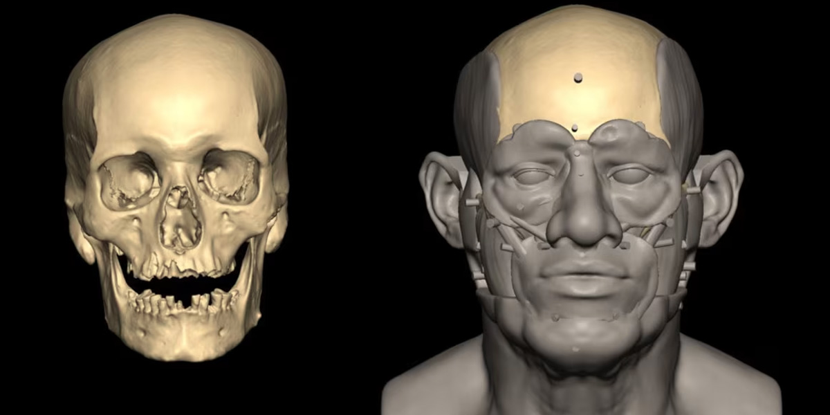 Reconstrucción 3D de un habitante del Antiguo Egipto. Caroline Wilkinson, Liverpool John Moores University