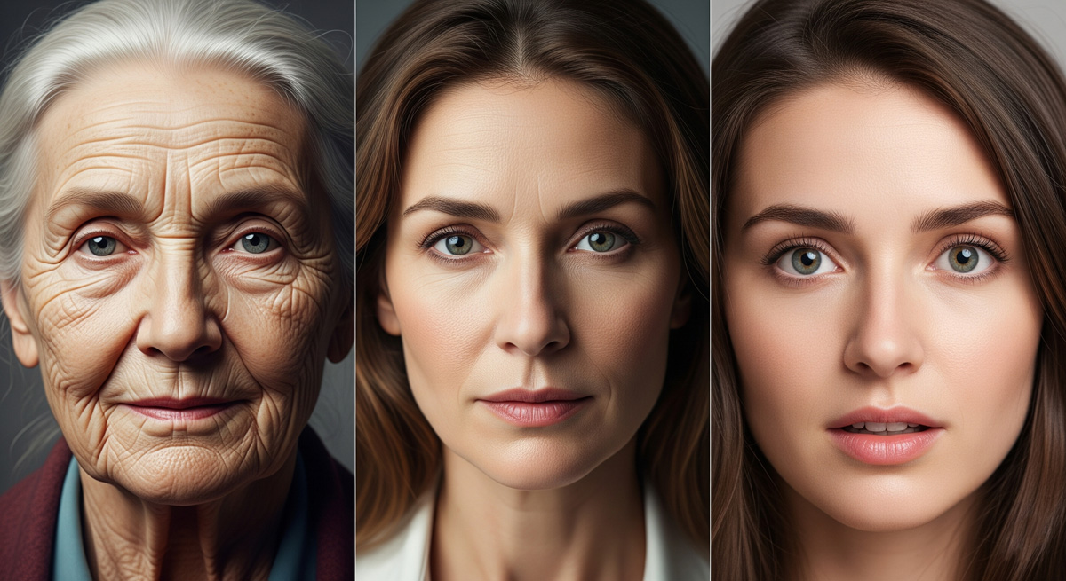 Reversión de la vejez, la ciencia lo haría posible con terapias genéticas. Imagen: IA / prompt: Danny Ayala Hinojosa