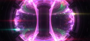 Reactor de plasma tokamak. Interpretación de IA / prompt: Danny Ayala Hinojosa