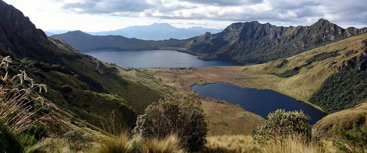 Caldera del volcán Mojanda. Foto: EcuadoryAventura.com