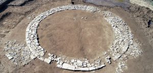 Círculo de piedra descubierto en Baviera. Foto: Oficina Estatal de Baviera para la Preservación de Monumentos