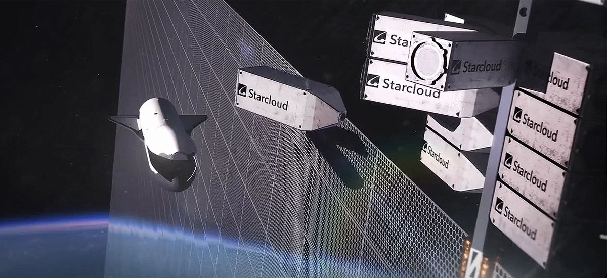 Propuesta de Datacenter de Starcloud. Imagen: Starcloud