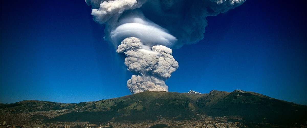 Erupción el Guagua Pichincha