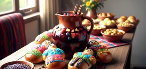 Guaguas de pan y colada morada