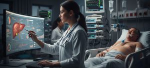 Obesidad y enfermedad hepática. Imagen: IA / Danny Ayala Hinojosa