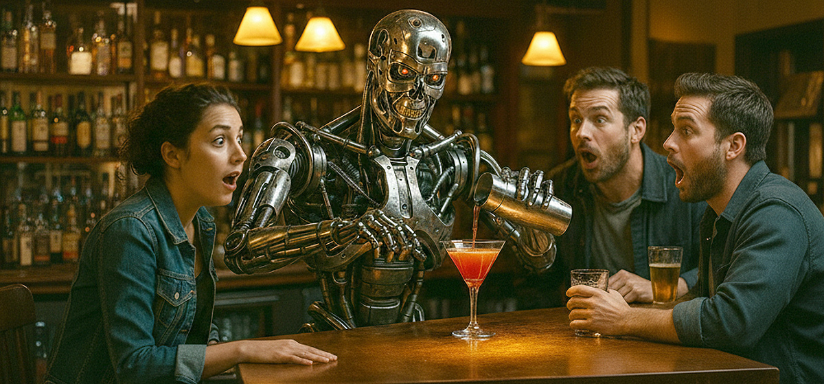 ¿Los robots exterminando los empleos? imagen: IA / prompt: Danny Ayala Hinojosa