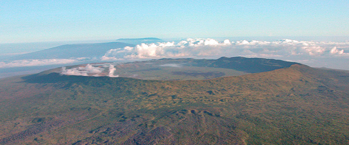 Volcán Alcedo. Foto: IG / P. Ramón