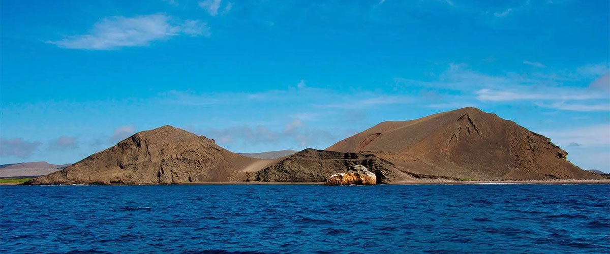 Volcán Marchena, cono parásito en primer plano. Foto: galapatours.com