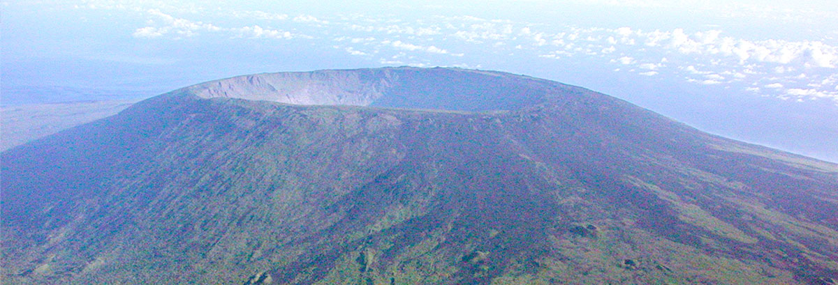 Volcán Wolf. Foto: IG / P. Ramón