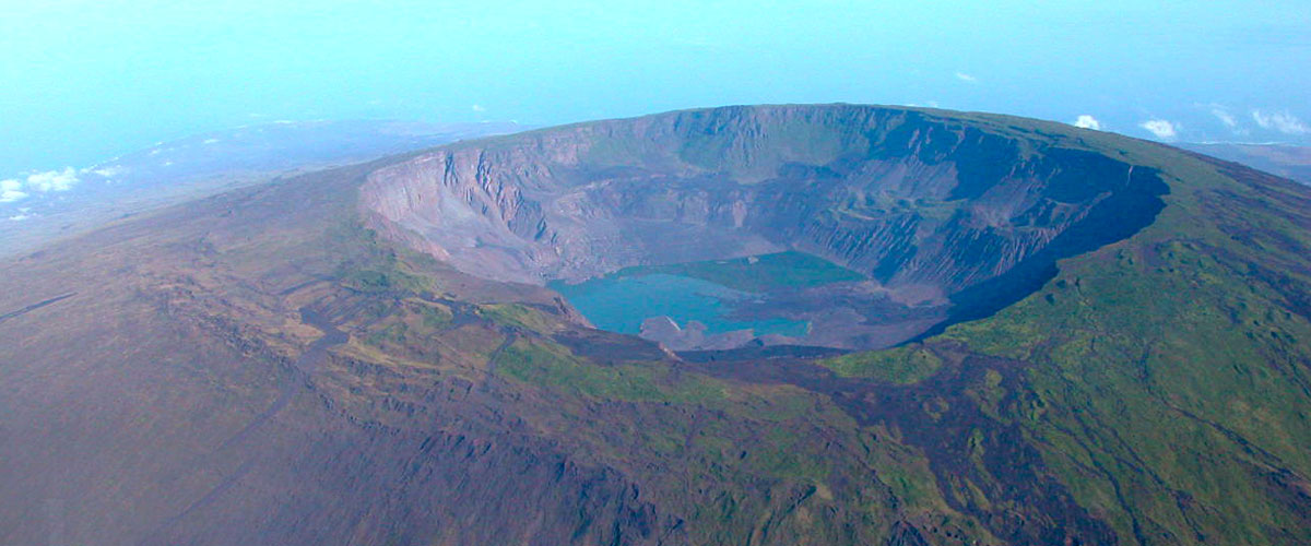 Volcán La Cumbre / Fernandina. Foto: IG / P. Ramón