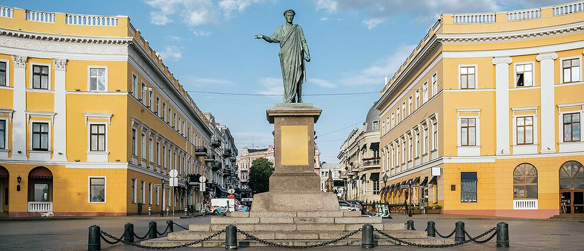 Monumento a Duke de Richelieu en Odessa. Foto: Ukraine Grosby