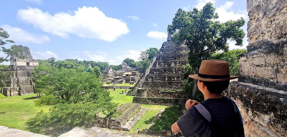 Templos mayas en Tikal. Foto: Danny Ayala Hinojosa