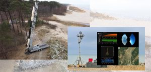 Cohete Perun y sistema Rasel de rastreo. Fotos: Space Forest, edición: Danny Ayala Hinojosa