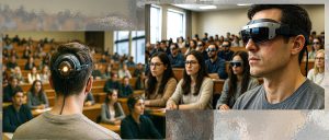 En el futuro, personas con visión limitada podrán tener percepción visual gracias a prótesis visuales. Imagen: IA / Danny Ayala Hinojosa