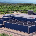 Diseño conceptual de un reactor SMR-300. Imagen: Holtec International