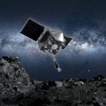 Sonda OSIRIS-REx de la NASA sobre el Asteroide Bennu. Imagen: NASA/Goddard/University of Arizona