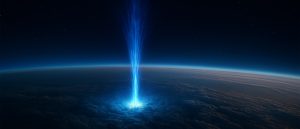 El blue jet, uno de los fenómenos más raros de observar