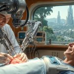 Reparación y rejuvenecimiento de tejido de cartílago en el futuro. Imagen: IA / prompt: Danny Ayala Hinojosa.