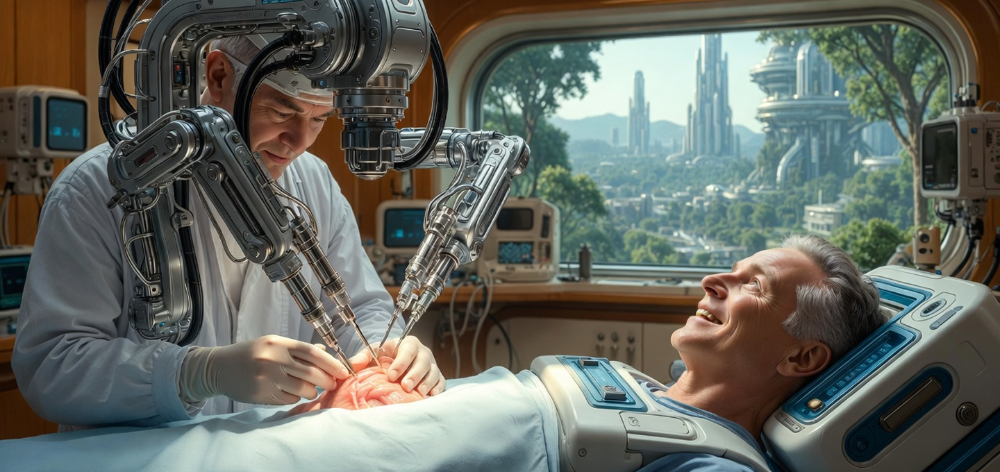 Reparación y rejuvenecimiento de tejido de cartílago en el futuro. Imagen: IA / prompt: Danny Ayala Hinojosa.