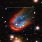 Estrella muerta RXJ0528+2838, tomada con el instrumento MUSE en el Very Large Telescope de la ESO. Cr[editos> ESO/K. Ilkiewicz and S. Scaringi