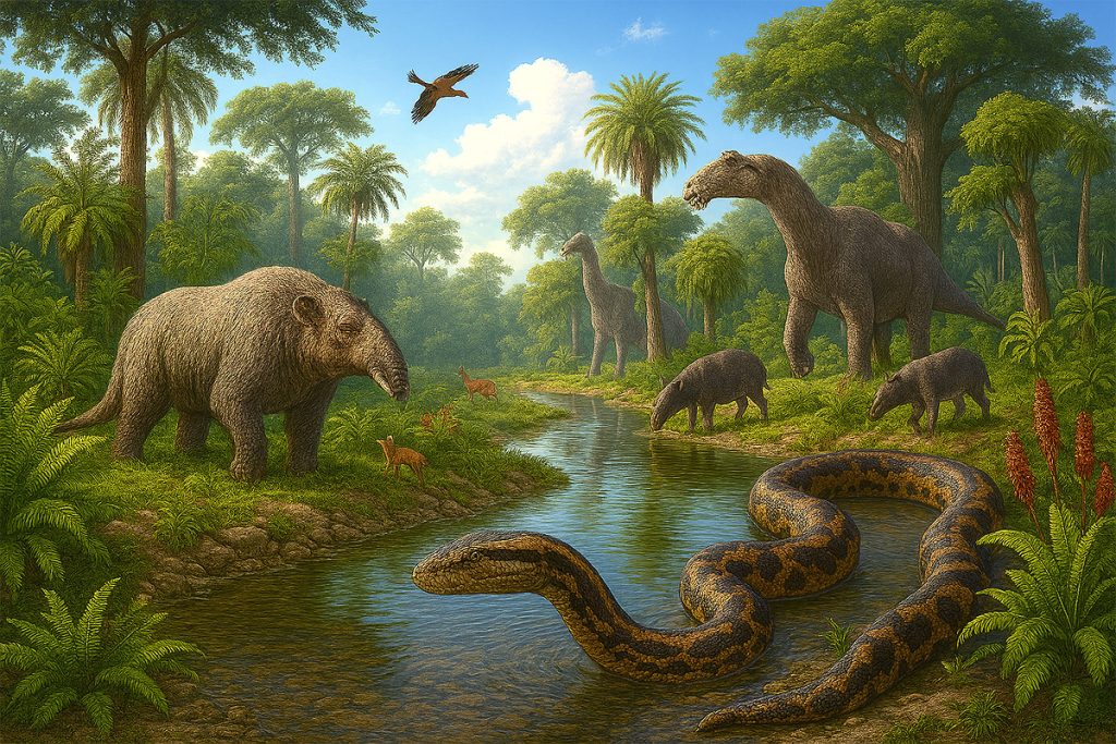 Paisaje del periodo Eoceno Paisaje del periodo Eoceno