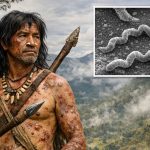 Paleoindio de la sabana de Bogotá con evidencia de sífilis. Imagen: IA / prompt: Danny Ayala Hinojosa